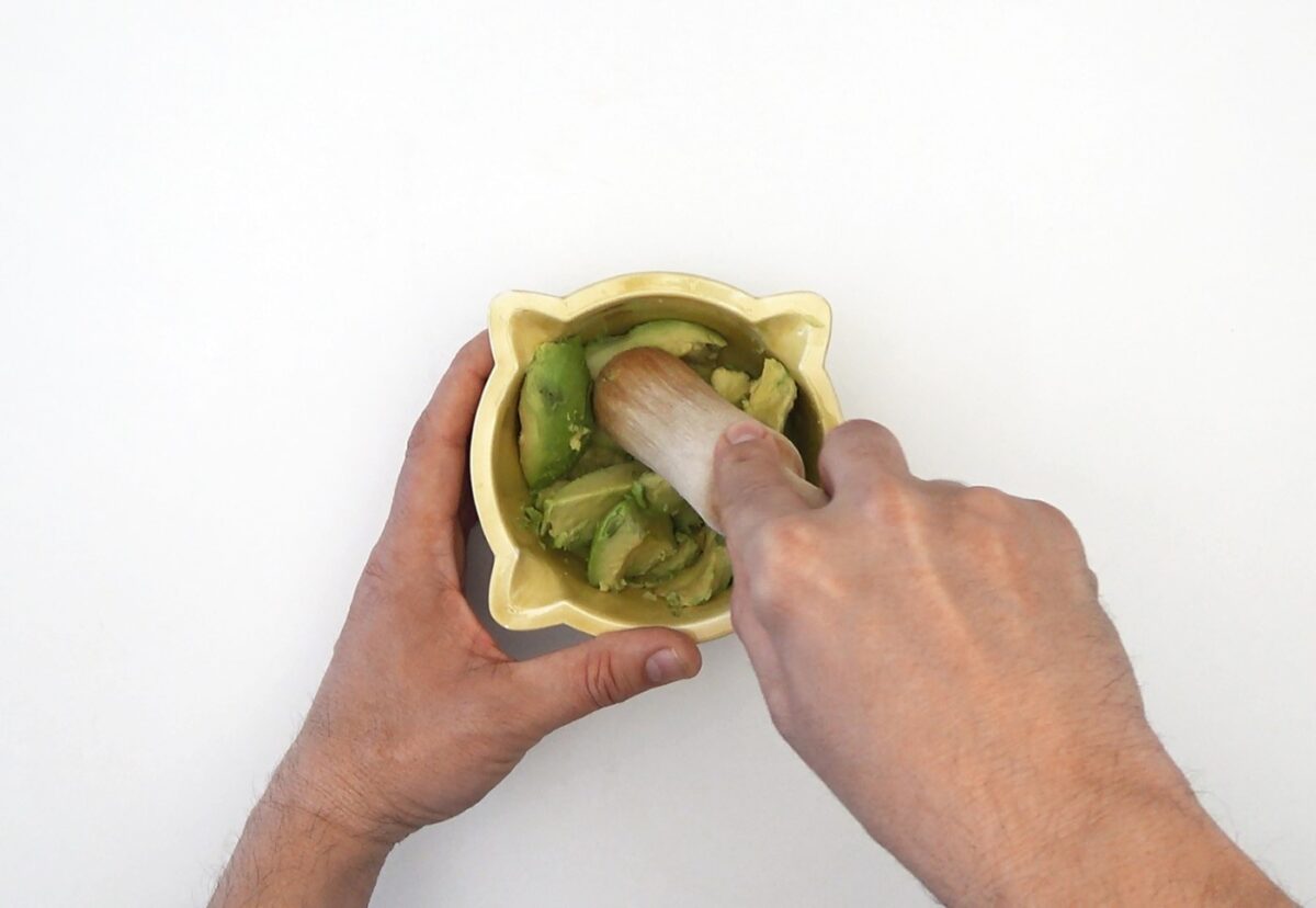 Burritos de pollo y guacamole