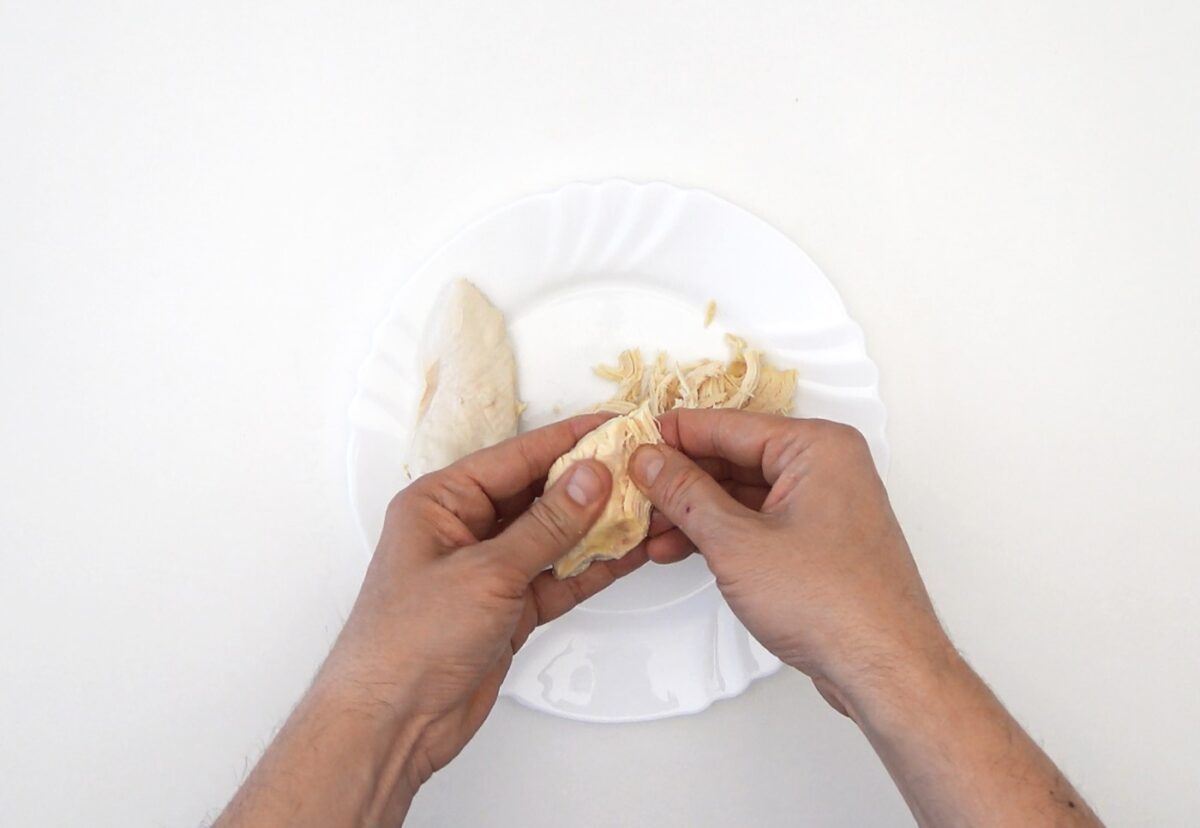Burritos de pollo y guacamole