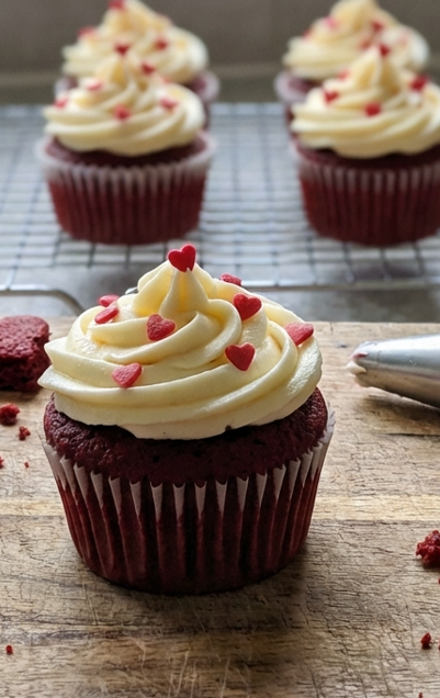 Cupcakes de San Valentín