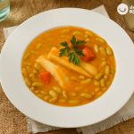 Verdinas de bacalao y verduras. Receta asturiana de Semana Santa