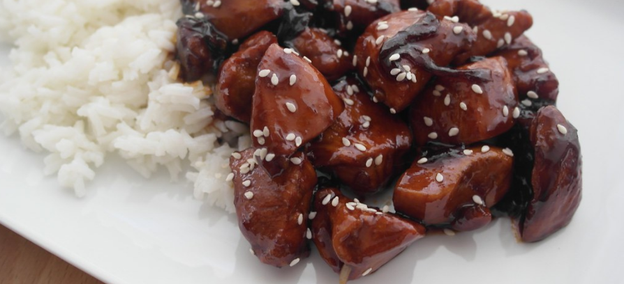 Receta de pollo teriyaki: propuesta de presentación
