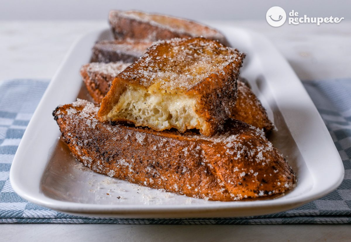 Torrijas de natillas. Postre fácil de Semana Santa