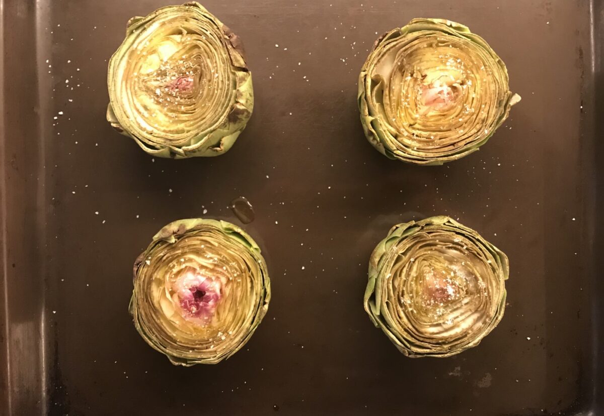 Alcachofas al horno. Receta fácil y deliciosa para amar las alcachofas