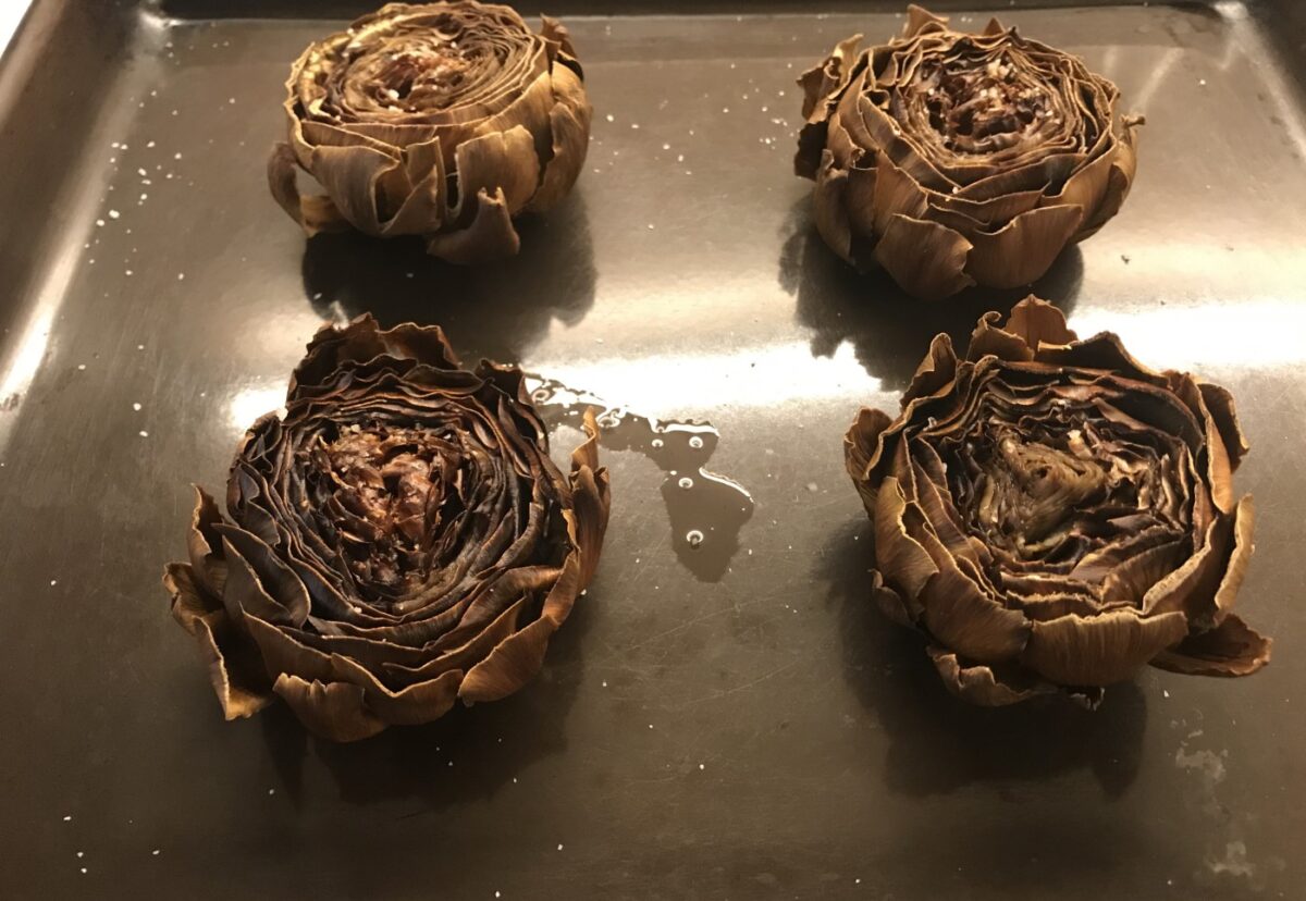 Alcachofas al horno. Receta fácil y deliciosa para amar las alcachofas
