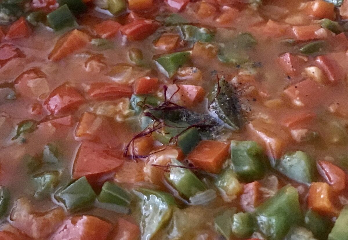 Bacalao con gambas