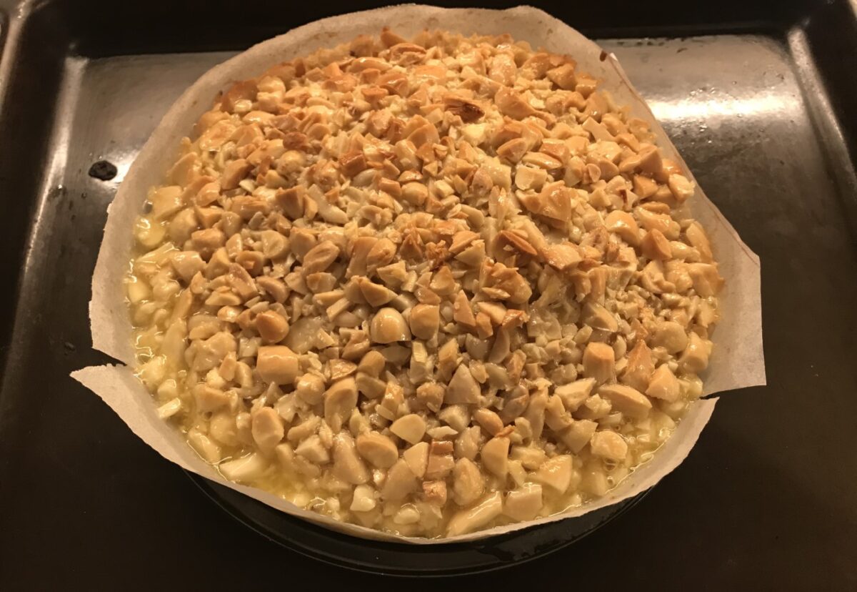 Tarta de almendras casera. Receta portuguesa tradicional y deliciosa