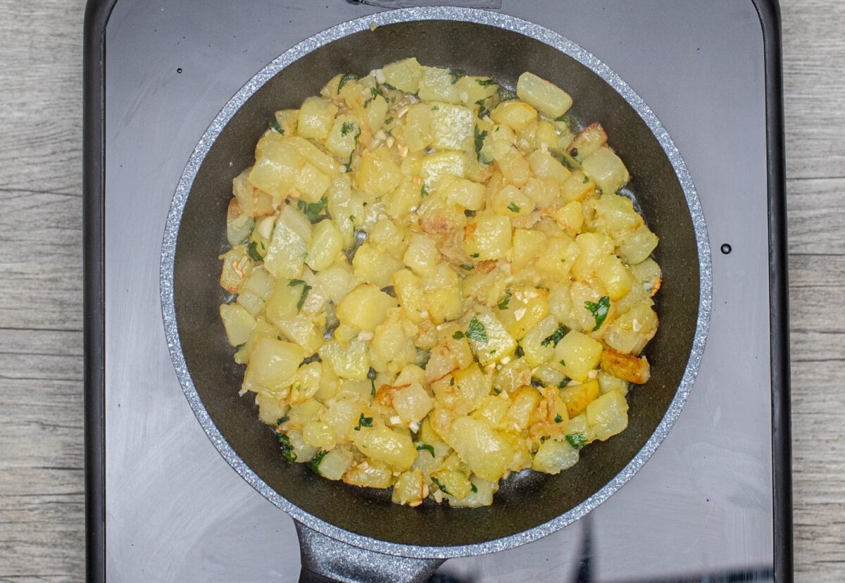 Tortilla catalana con butifarra