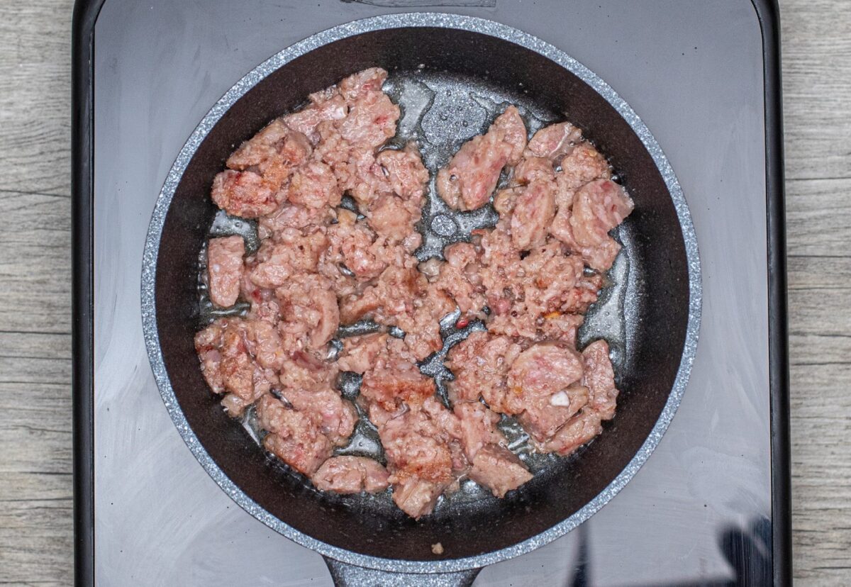 Tortilla catalana con butifarra