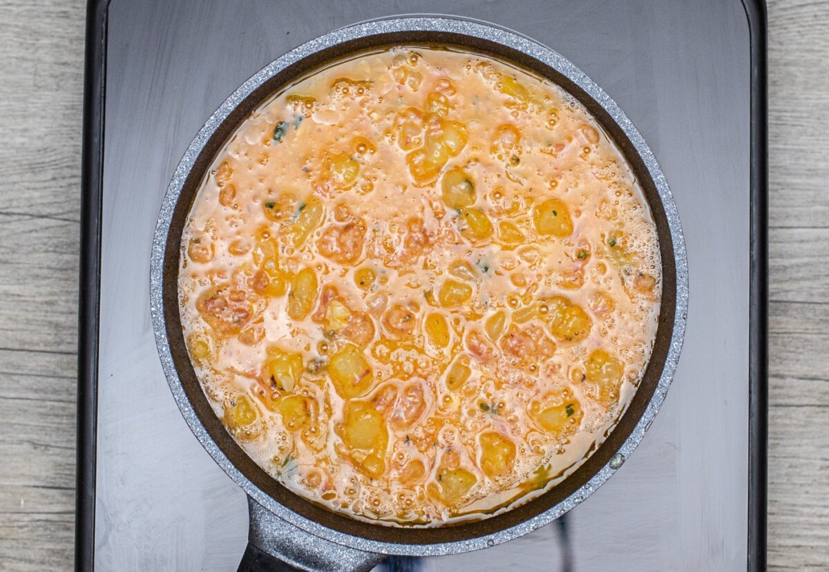 Tortilla catalana con butifarra