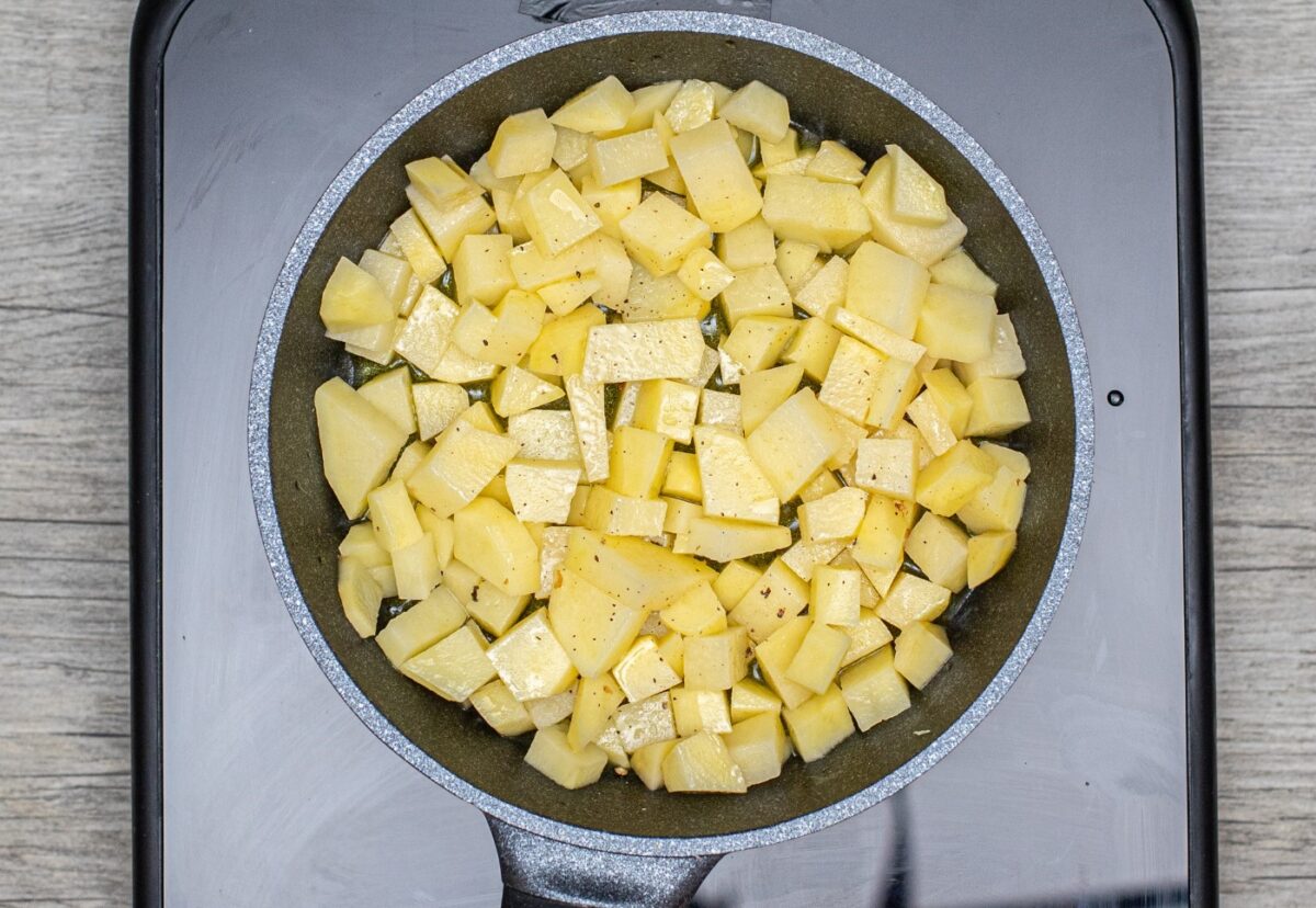 Tortilla catalana con butifarra