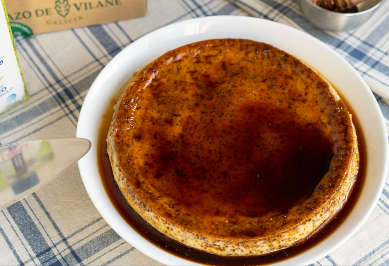 Quesillo tradicional o flan venezolano