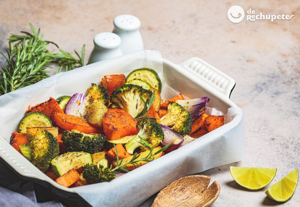 Verduras al horno en papillote