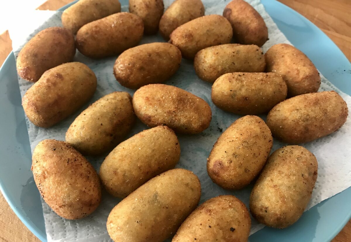 Croquetas de gorgonzola y espinacas