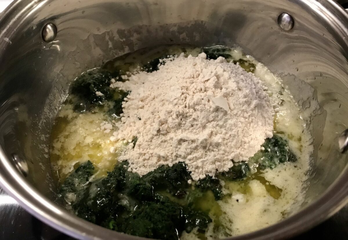 Croquetas de gorgonzola y espinacas