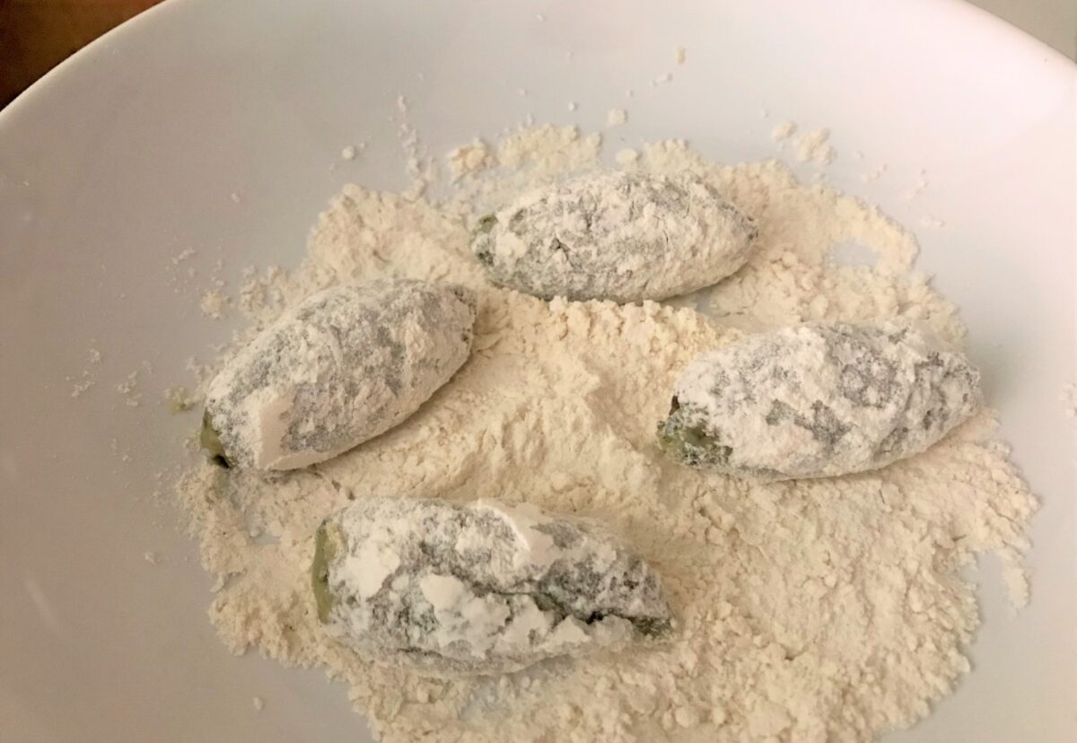 Croquetas de gorgonzola y espinacas