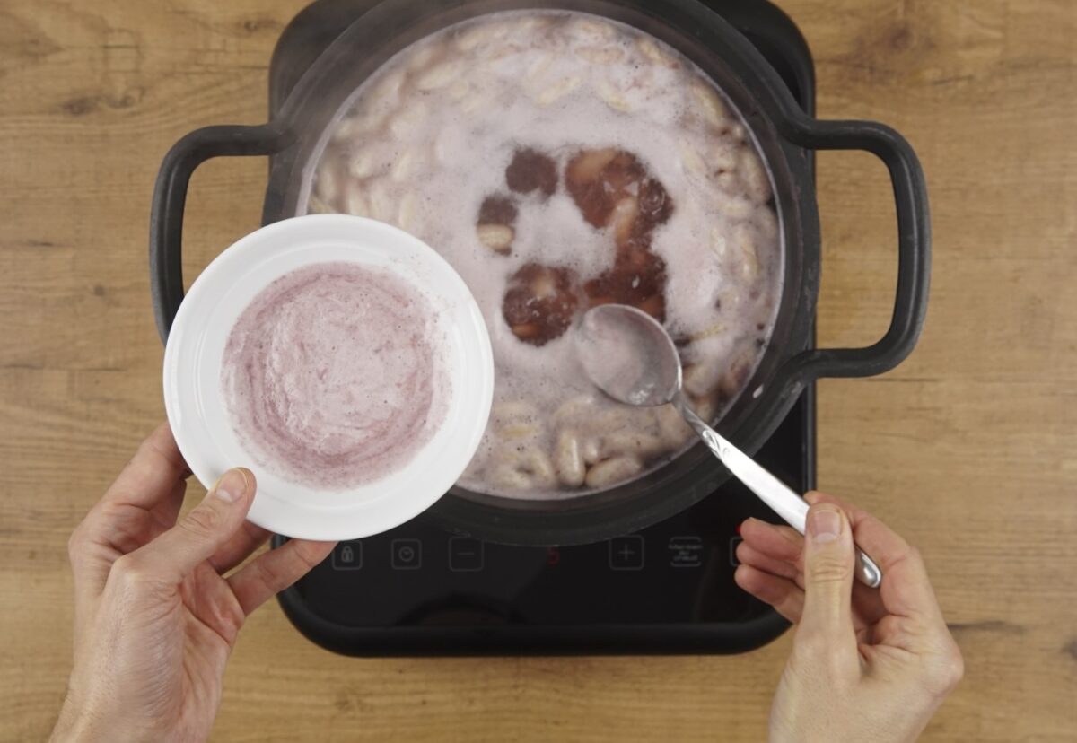 Fabas de Lourenzá con pulpo y langostinos
