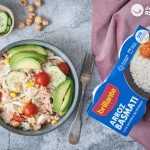 Ensalada arroz basmati con atún. Receta sencilla, fresca, saciante y deliciosa