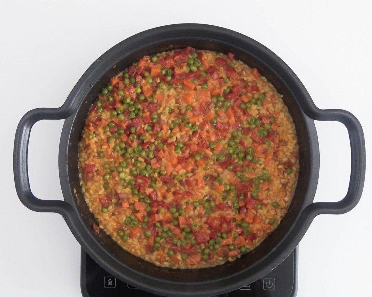 Arroz campero o a la campesina. Receta de arroz fácil y delicioso