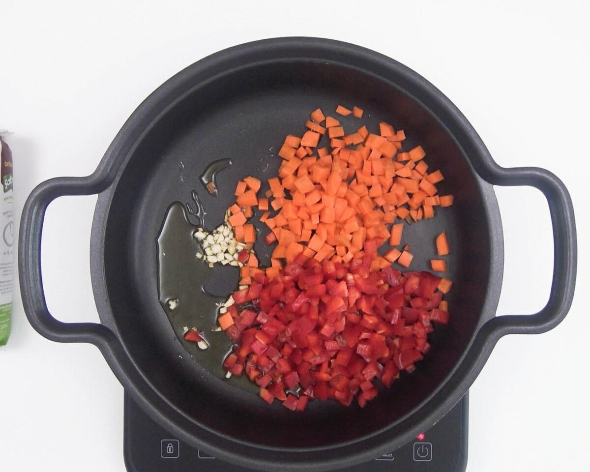Arroz campero o a la campesina. Receta de arroz fácil y delicioso