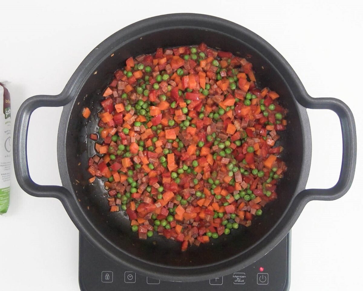 Arroz campero o a la campesina. Receta de arroz fácil y delicioso