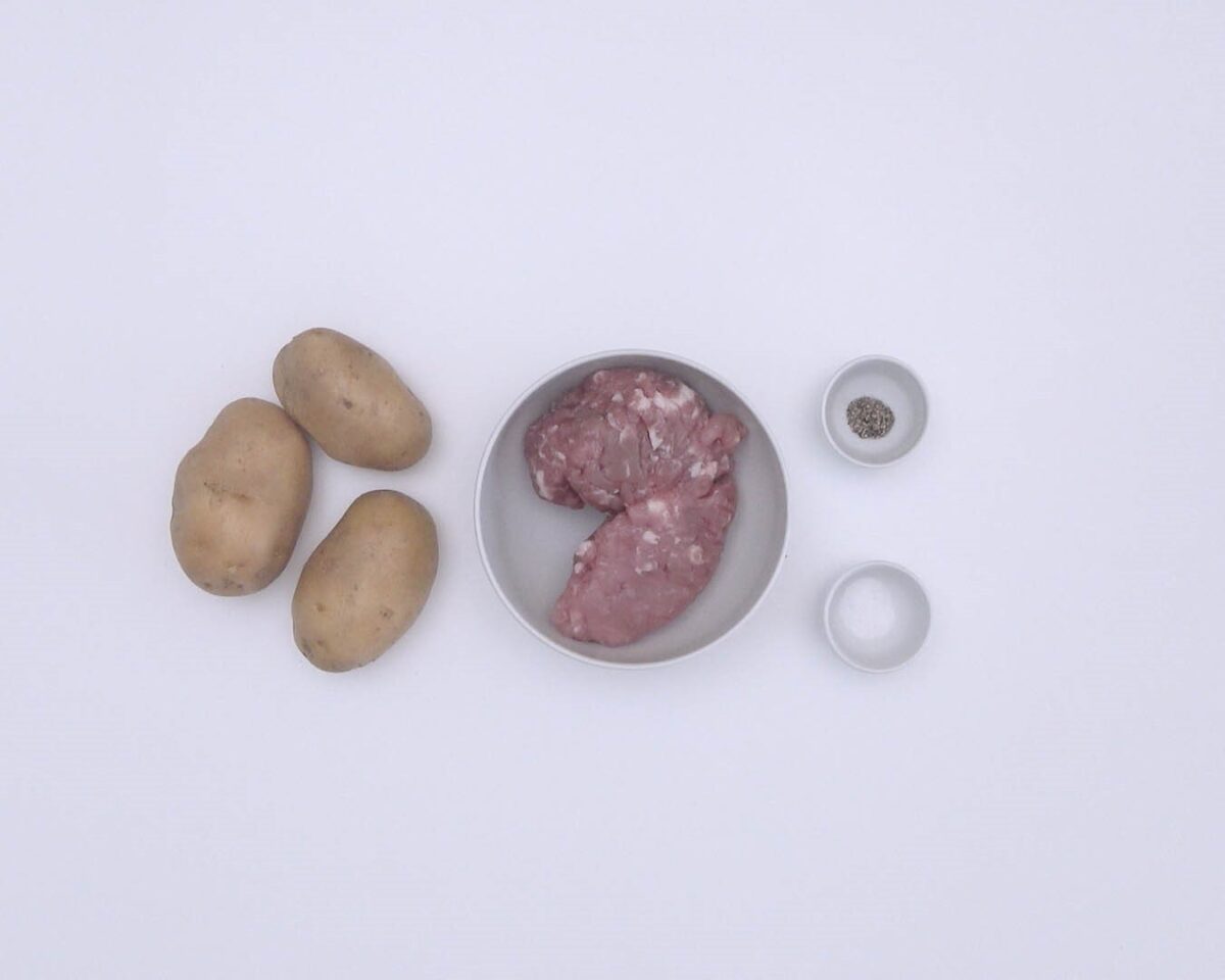Bombas de patata y carne. Patatas o papas rellenas paso a paso
