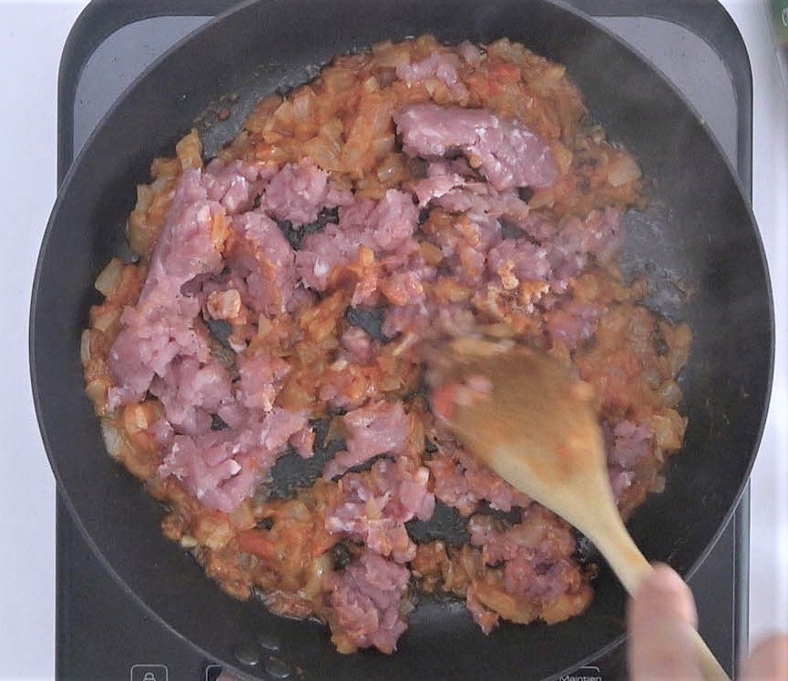 Bombas de patata y carne. Patatas o papas rellenas paso a paso