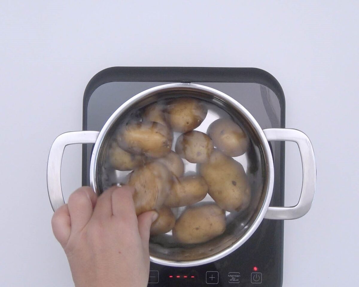 Bombas de patata y carne. Patatas o papas rellenas paso a paso