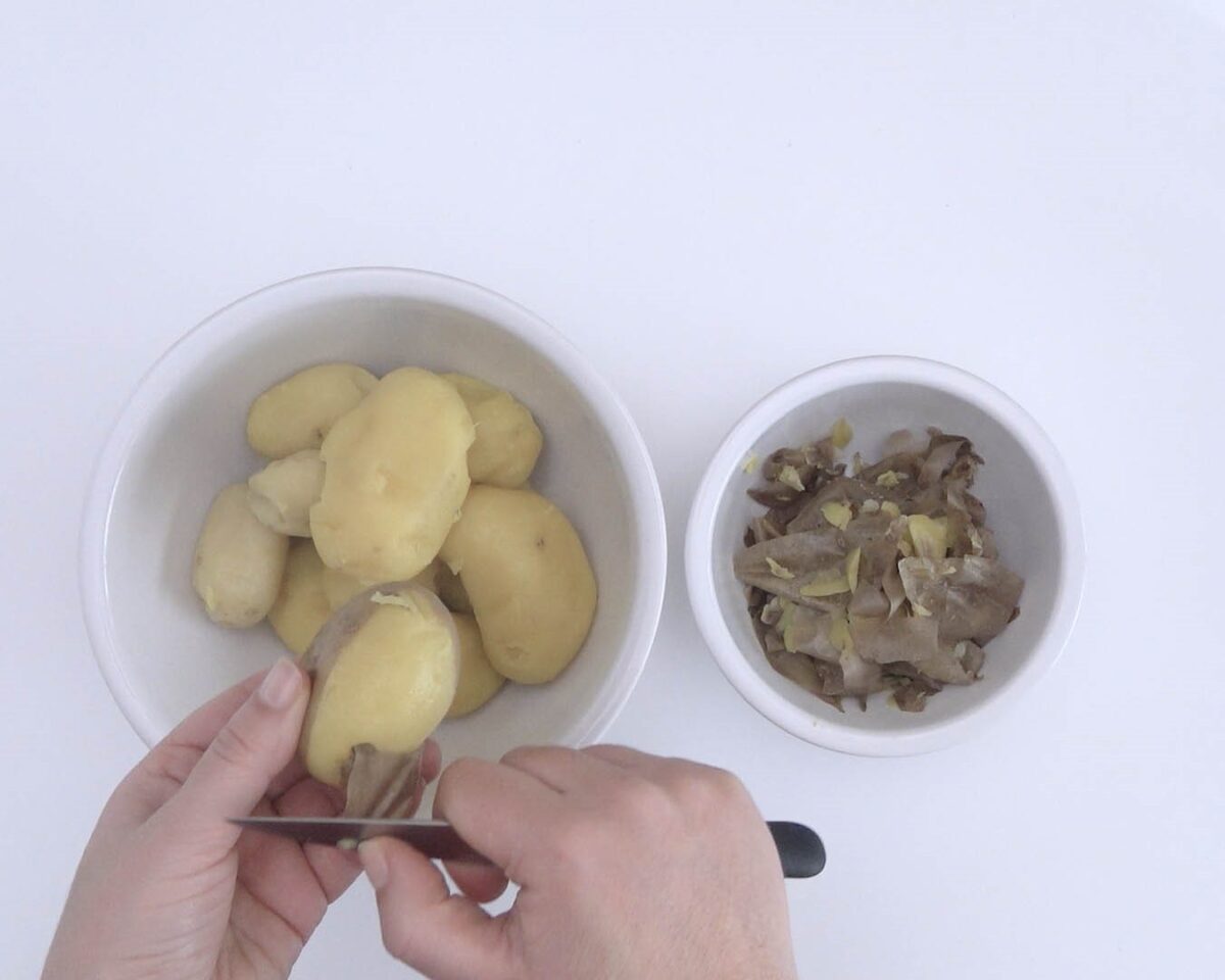Bombas de patata y carne. Patatas o papas rellenas paso a paso