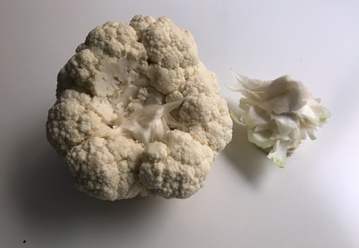 Coliflor rebozada crujiente