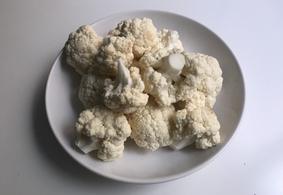 Coliflor rebozada crujiente