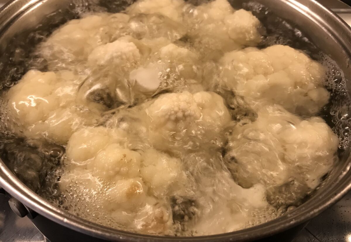 Coliflor rebozada crujiente