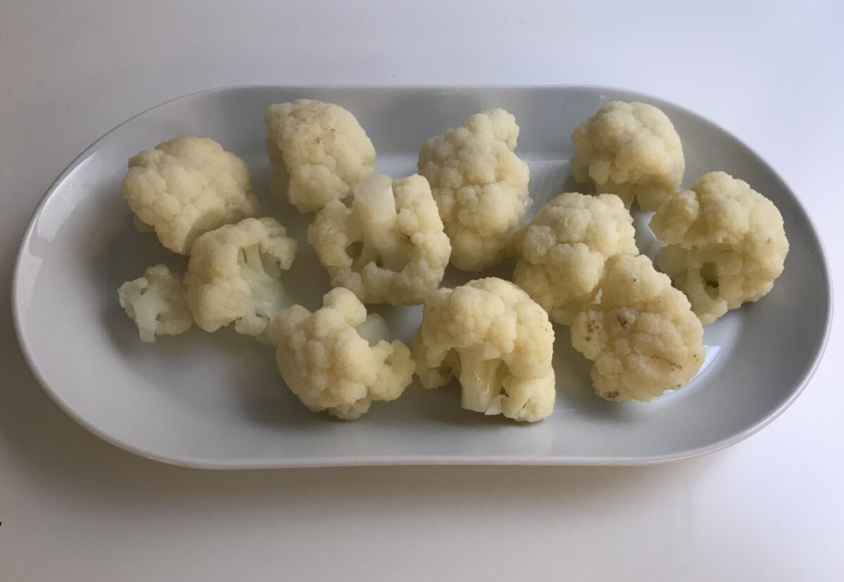 Coliflor rebozada crujiente