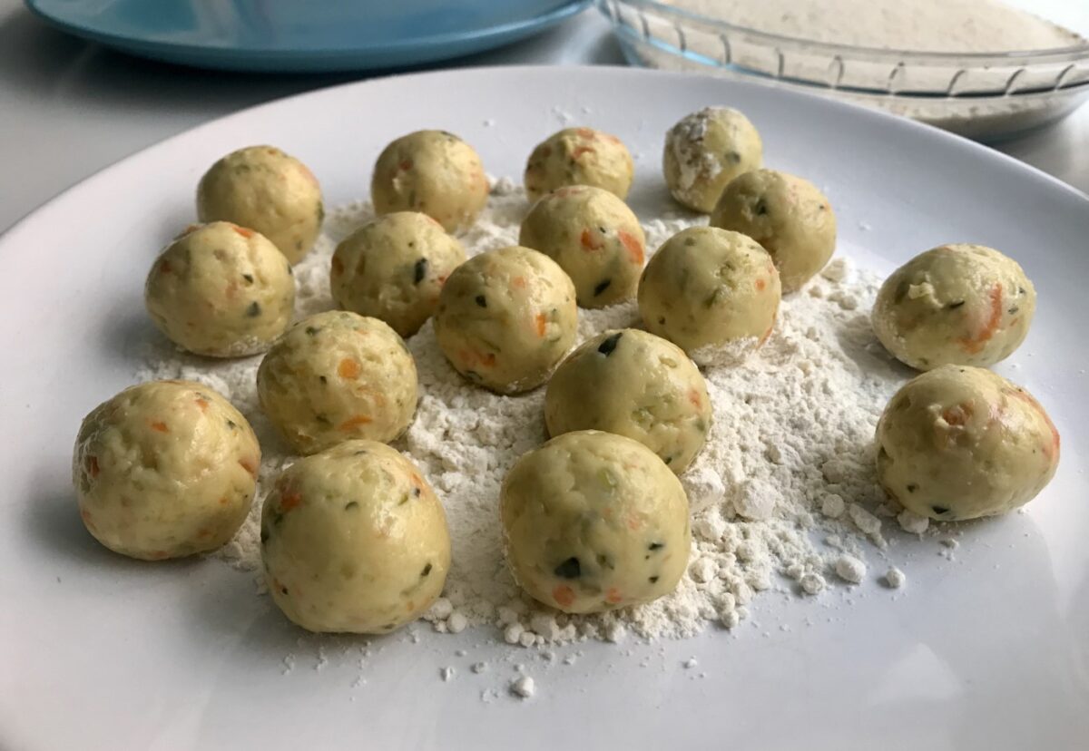 Croquetas de calabacín y queso
