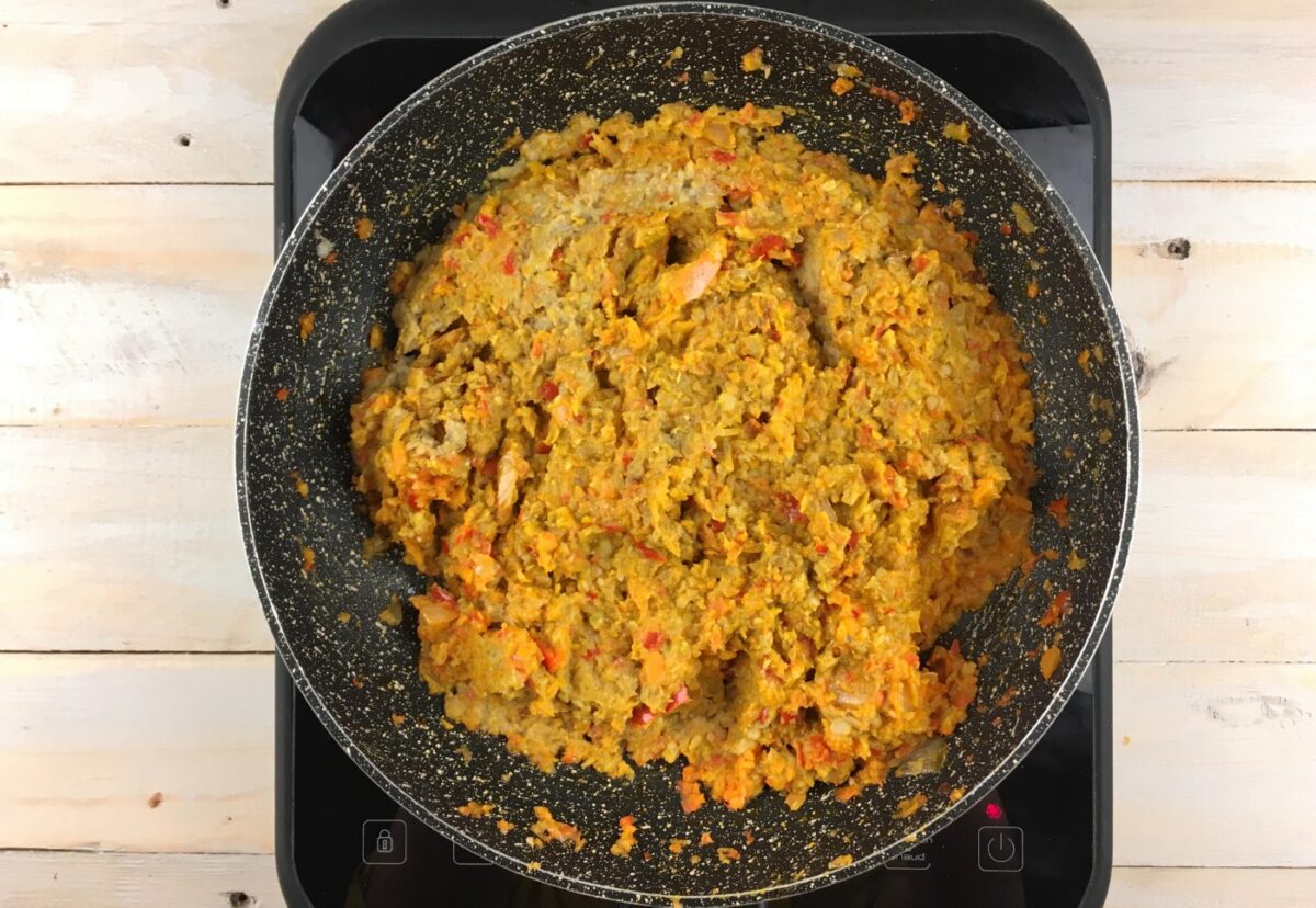 Hamburguesas veganas de lentejas y verduras