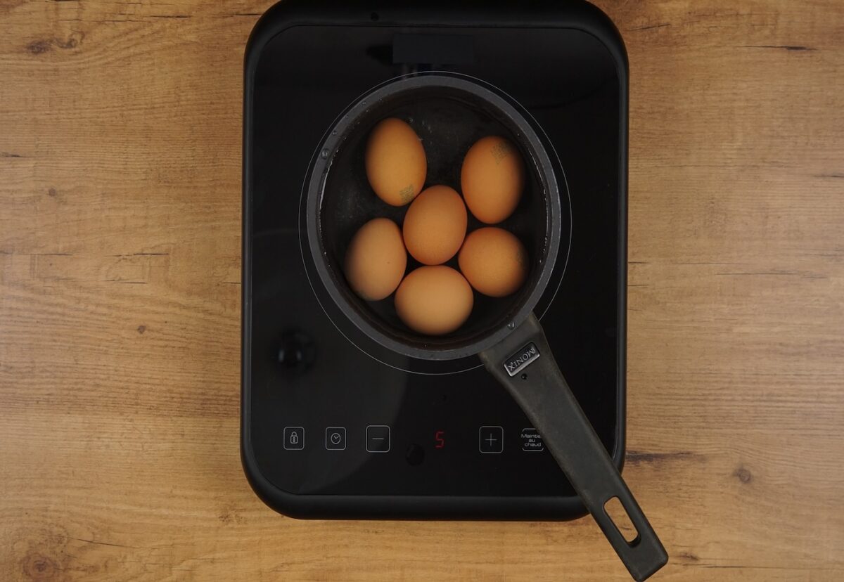 Huevos rellenos al horno con bechamel. Receta deliciosa paso a paso