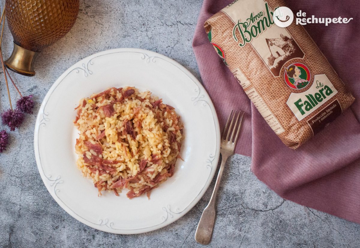 Arroz con confit de pato y verduras paso a paso
