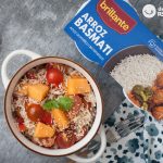 Ensalada de arroz basmati rápida y ligera