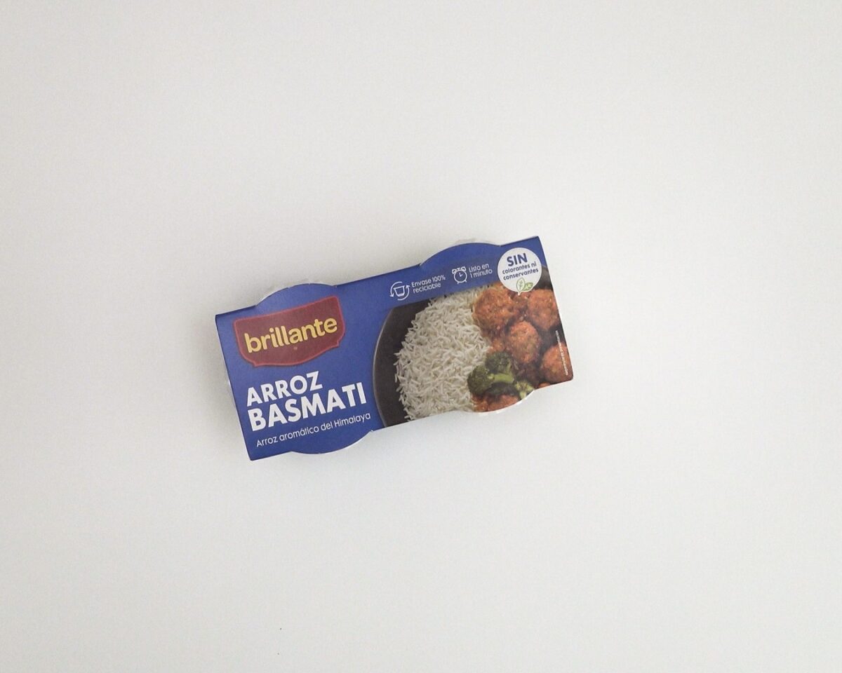 Ensalada de arroz basmati rápida y ligera