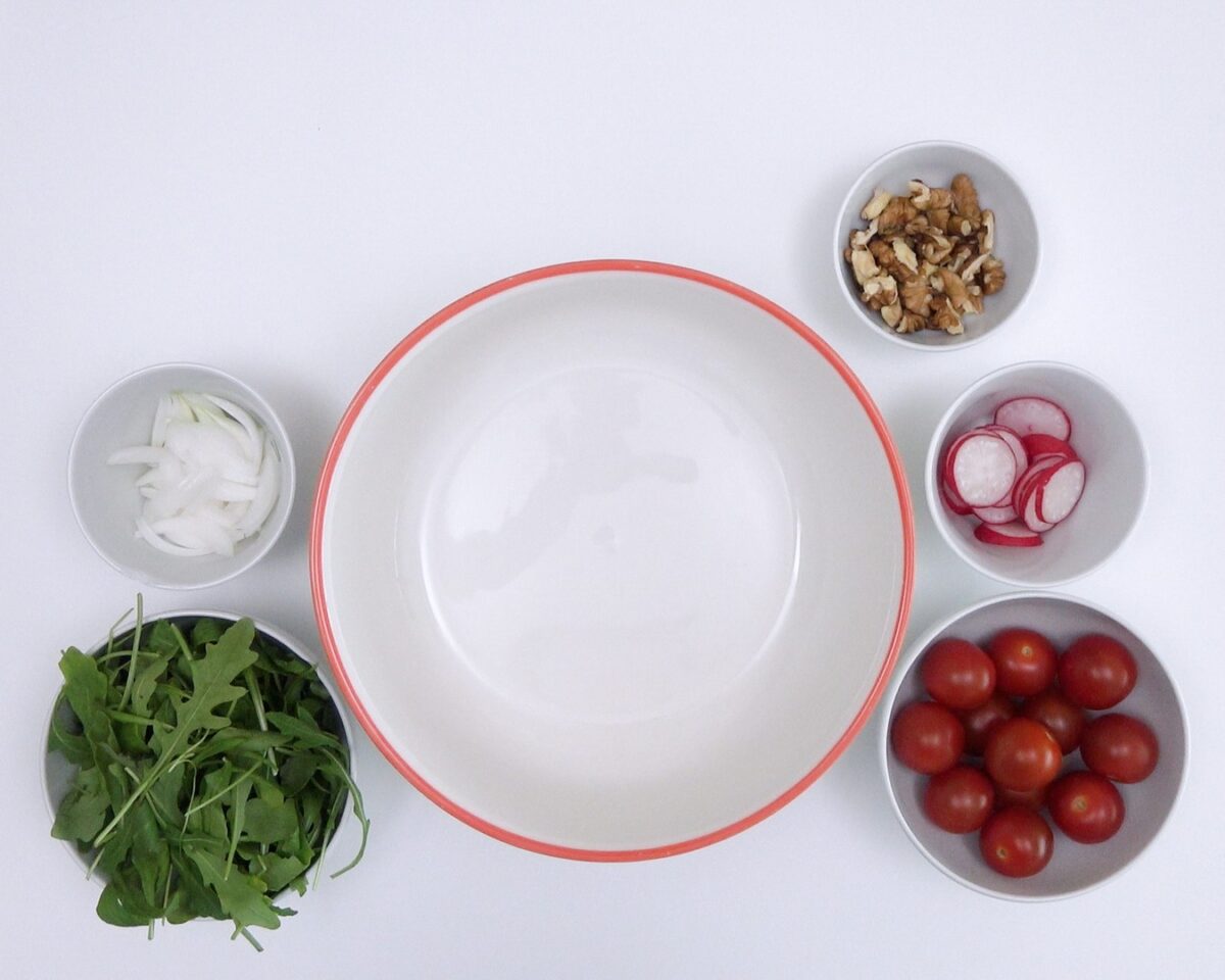 Ensalada de pasta integral. Receta fácil, sana y deliciosa