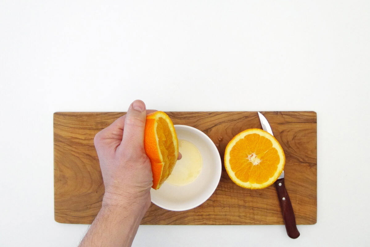 Tosta de salmón y naranja. Aperitivo fácil y delicioso