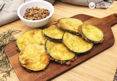 Berenjenas rebozadas y fritas