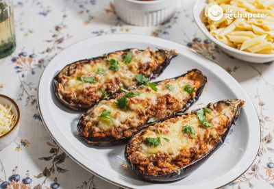 Berenjenas rellenas de atún