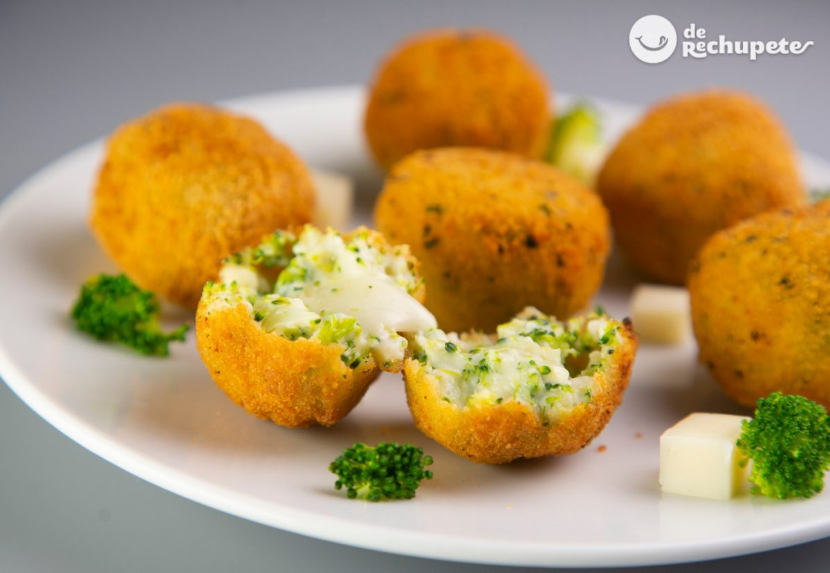 Croquetas de brócoli y queso. Receta casera y fácil