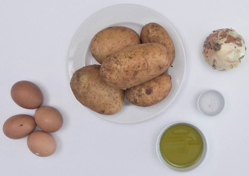 Tortilla rellena de atún
