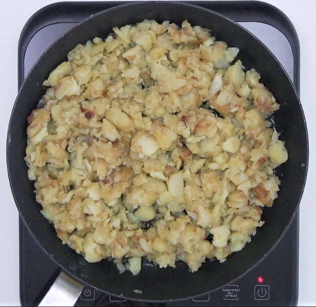 Tortilla rellena de atún