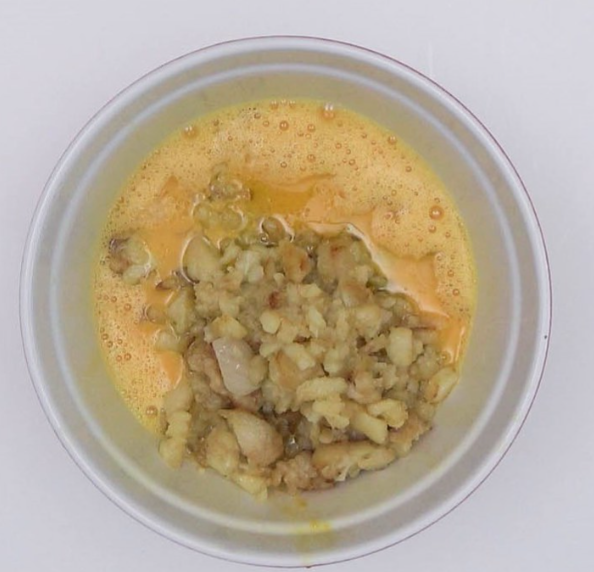 Tortilla rellena de atún