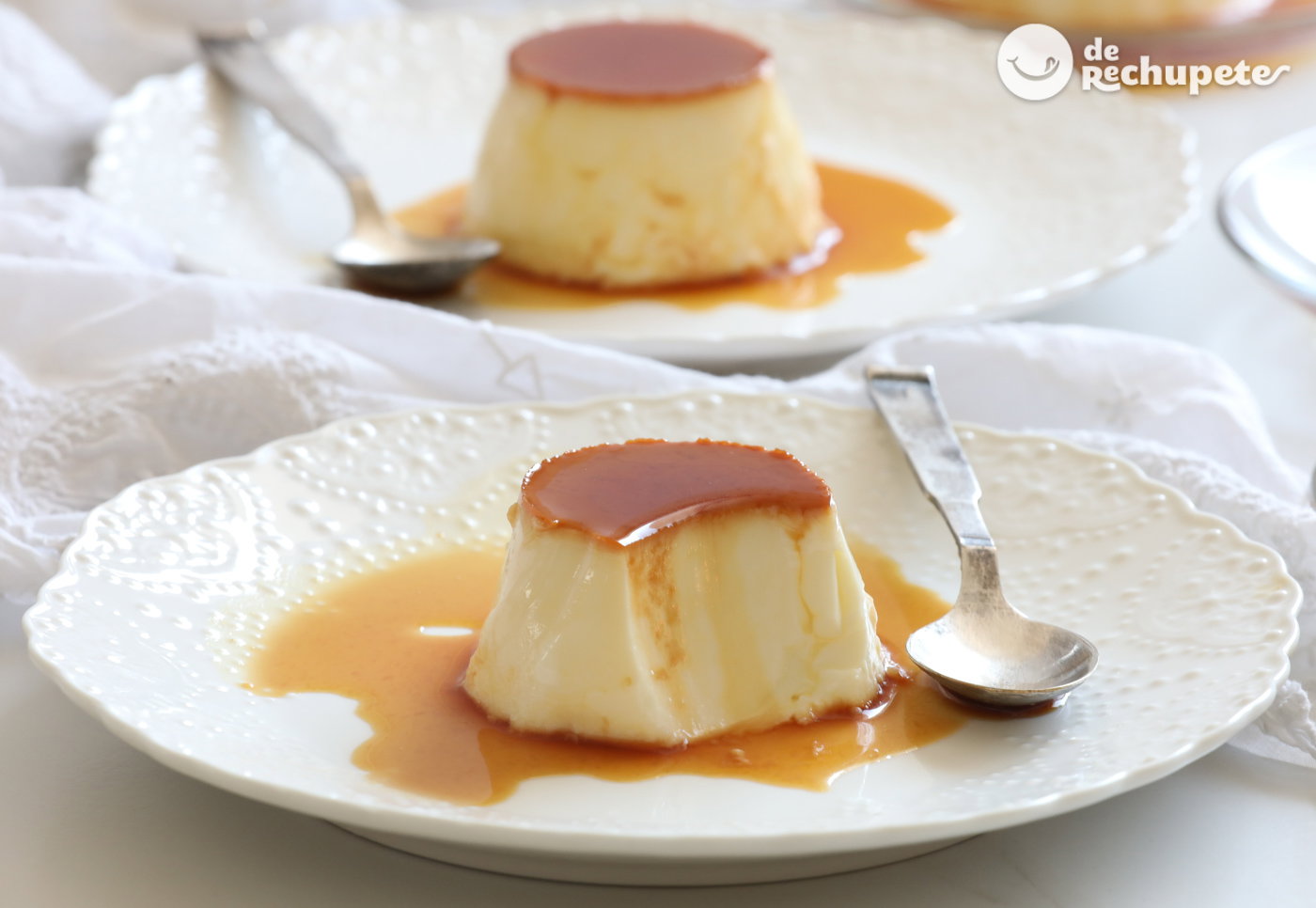Flan de quesitos cremoso sin horno