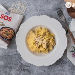 Risotto con pollo. Receta italiana paso a paso