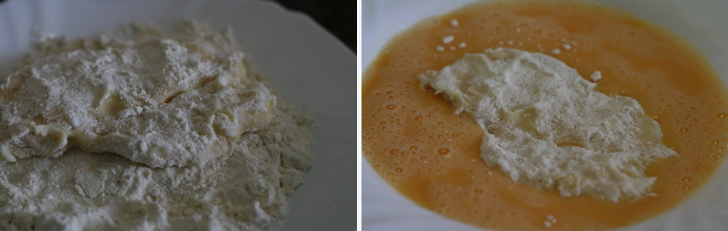 Pechugas de pollo a la villaroy