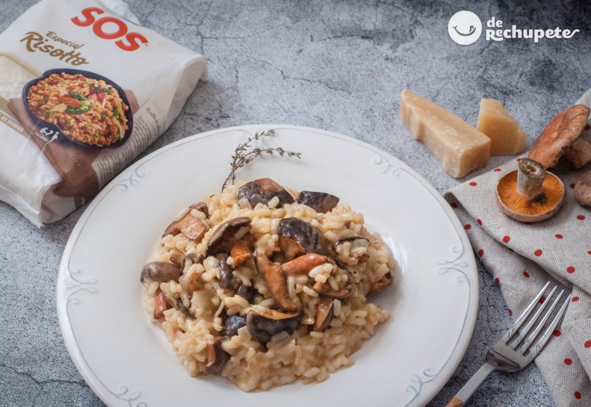 Cómo hacer risotto de níscalos. Receta fácil de otoño